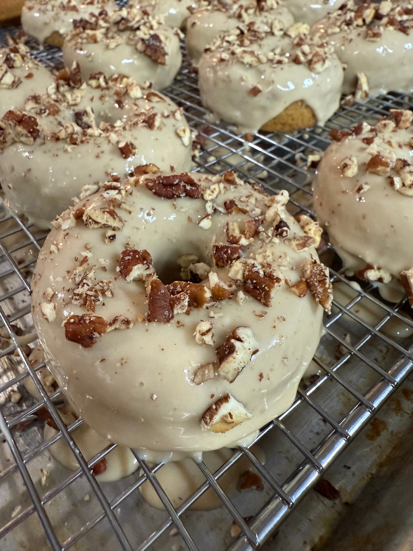 Maple Pecan Donuts