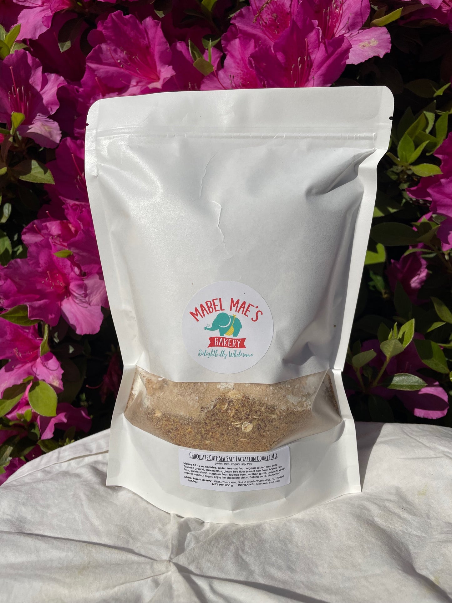 Lactation Cookie Mix - chocolate chip sea salt. - 12 pc WS