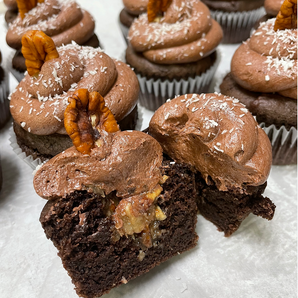 German Chocolate Cupcakes - doz