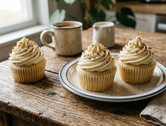 Vanilla Sprinkle Cupcake - 12 pc WS