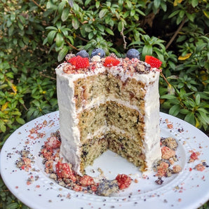 Berry-fetti Crumble Cake