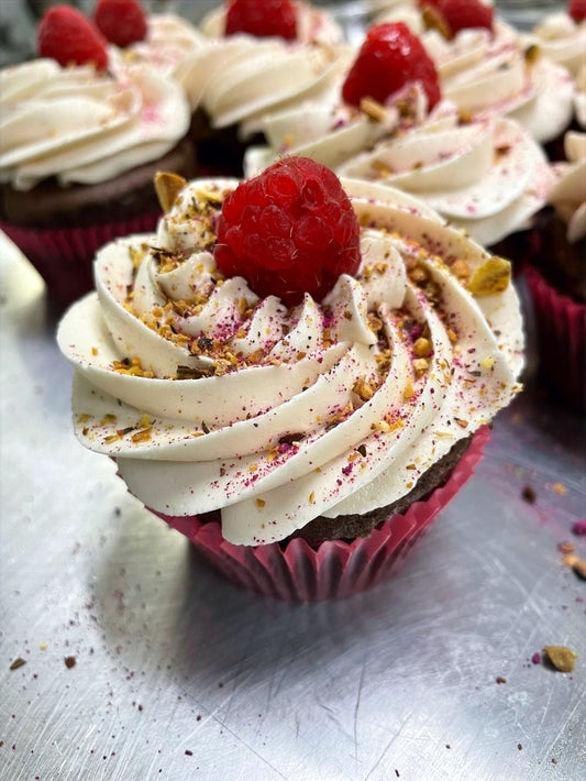 Chocolate Raspberry Filled Cupcakes