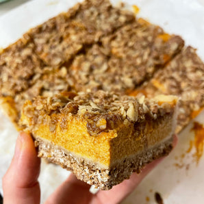 Pumpkin Cheesecake Bars - 8 pc.